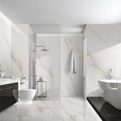 Diamante Calacatta Gold 60x60 Lucido - Pavimento Effetto Marmo