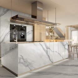 Diamante Calacatta Lucido - Pavimento Effetto Marmo