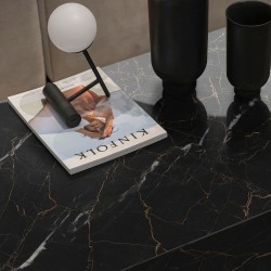 Diamante Marquina Gold Black 60x120 Lucido - Pavimento Effetto Marmo