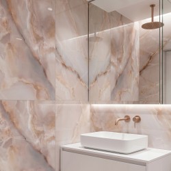 Diamante Onice Rosa  60x120 Lucido - Pavimento Effetto Marmo