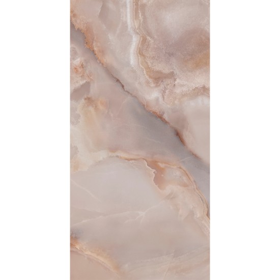 Diamante Onice Rosa  60x120 Lucido - Pavimento Effetto Marmo