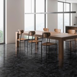 Diamante Onyx Black Lucido - Pavimento Effetto Marmo