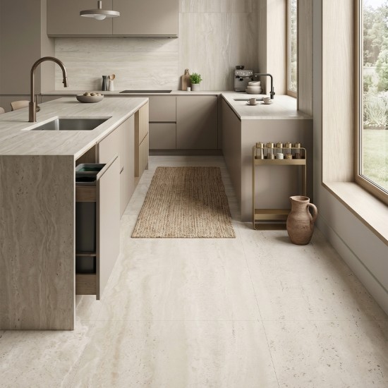 Travertino Italia 60x120 - Pavimento Effetto Marmo Naturale